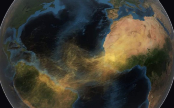 Recomiendan protegerse con mascarillas del polvo del Sahara