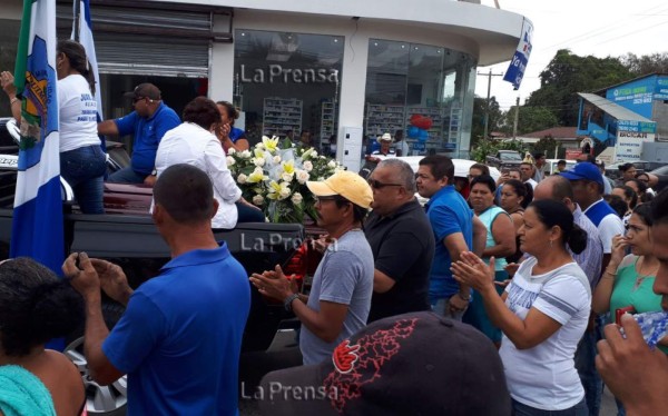 Amigos y familiares despiden al alcalde de Quimistán