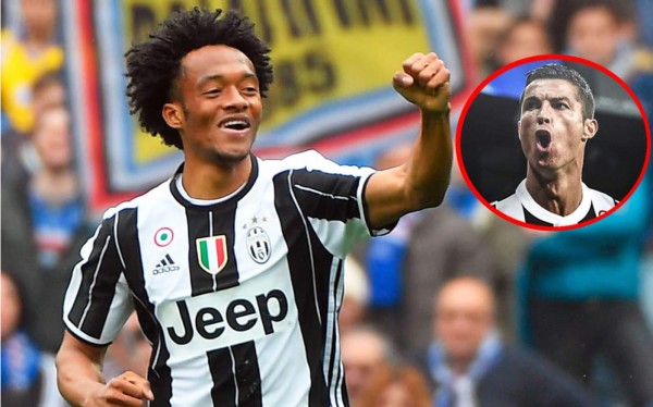 El bonito gesto de Juan Cuadrado con Cristiano Ronaldo en la Juventus