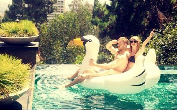 Swift y Calvin Harris presumen su amor