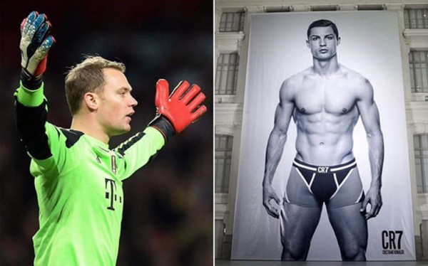 Neuer ataca a Cristiano: '¿Balón de Oro? No soy un tipo que posa en calzoncillos'