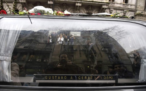 Gustavo Cerati fue sepultado en el cementerio de Chacarita  