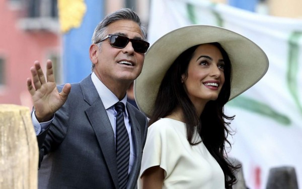 Amal Alamuddin adopta el apellido Clooney