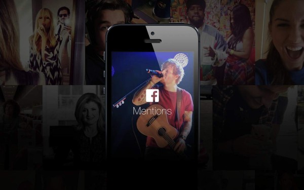 Facebook actualiza Mentions, app para las celebridades