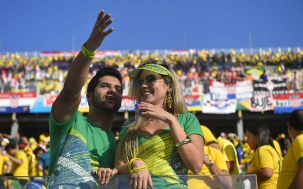 Fotos: Así vivieron la inauguración del Mundial Brasil 2014