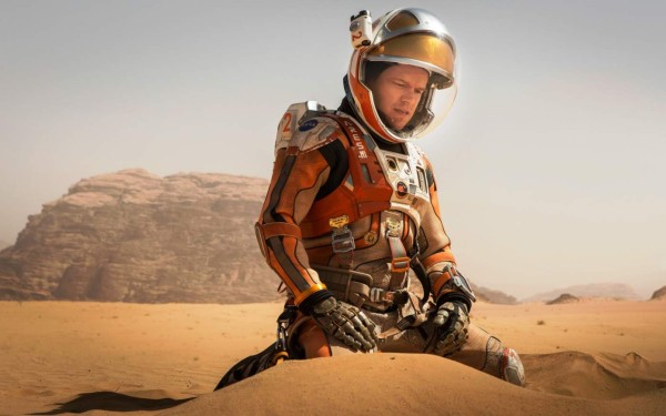 Matt Damon hace su debut como astronauta