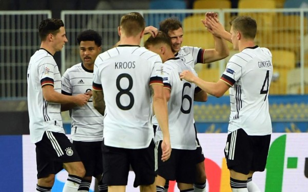 Alemania se llevó el triunfo en su visita a Ucrania en la UEFA Nations League.