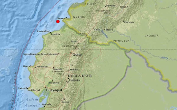 Sismo de 5.3 grados sacude a Ecuador