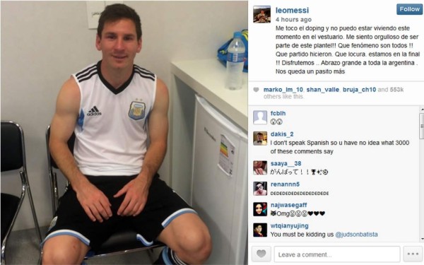Leo Messi y su mensaje de aliento para Argentina