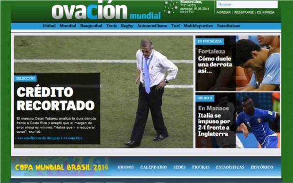 Prensa uruguaya: 'Perdimos feo y el Mundial se complicó al inicio'