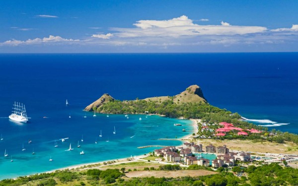 Isla Santa Lucía, una belleza caribeña