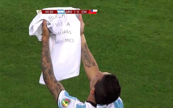 Ángel Di María, entre lágrimas, dedicó su gol a su abuela