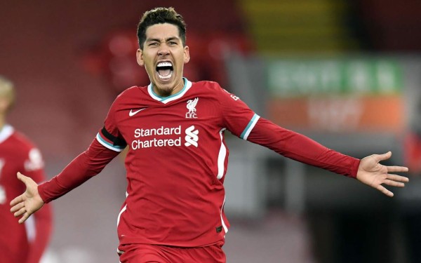 Roberto Firmino le dio la victoria al Liverpool contra el Tottenham. Foto AFP
