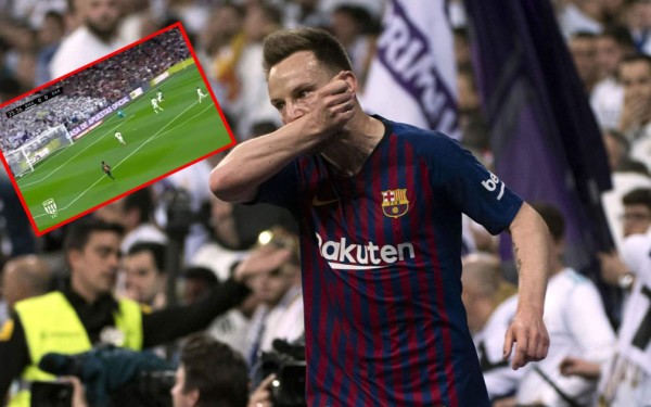 Así fue el golazo de Rakitic para abrir el marcador en el clásico de Liga