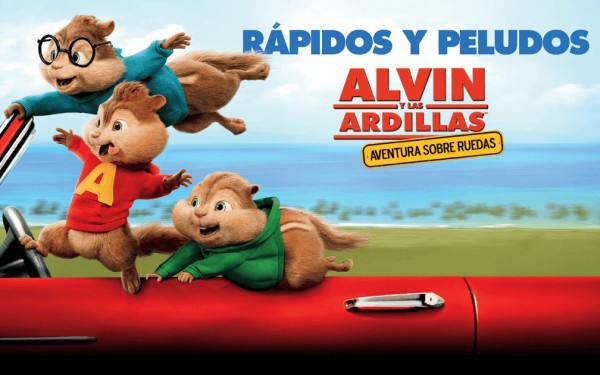 Alvin y las ardillas: aventura sobre ruedas
