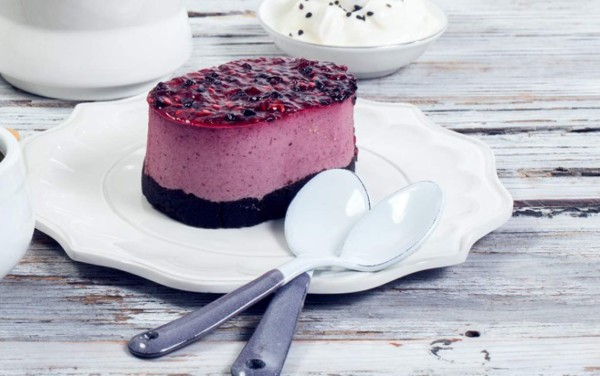 'Mousse' de frutos rojos  