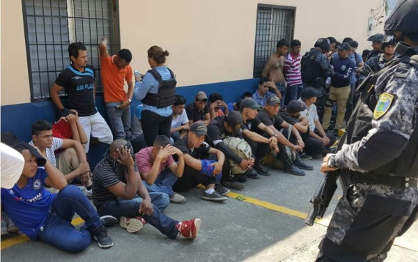 Más de 20 detenidos en Operación Merendón y Águila Azul en San Pedro Sula