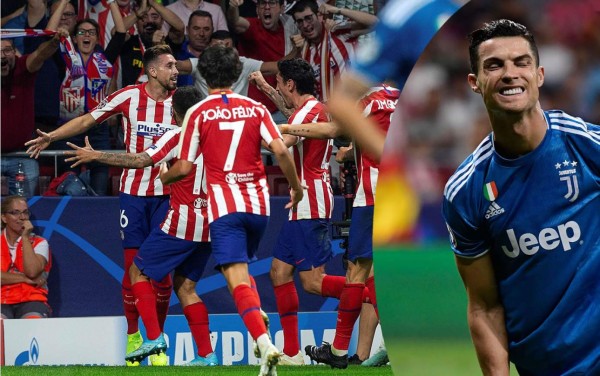 Mexicano Héctor Herrera rescata al Atlético y amarga a la Juventus de Cristiano Ronaldo