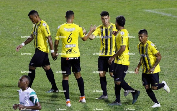 Real España cedió un empate contra Platense en el Olímpico