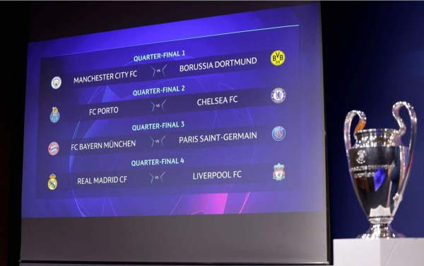 ¡Partidazos! Así quedaron conformados los cruces de cuartos de final de la Champions League