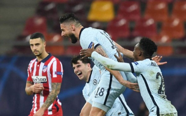 Chelsea venció al Atlético con golazo de chilena de Giroud por la Champions League