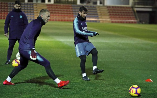 Messi realizó su primer entrenamiento con Barcelona en el 2019