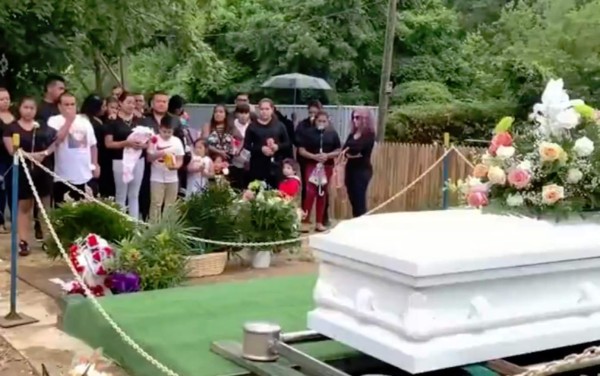 Sepultan a niña hondureña que murió en Nueva York