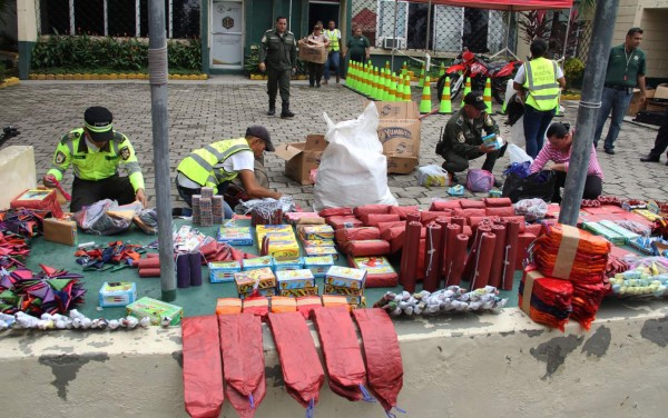 Decomisan pólvora valorada en medio millón en San Pedro Sula