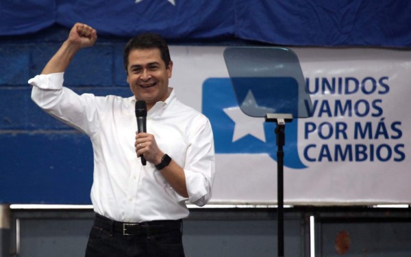 'Vamos a seguir la guerra contra la extorsión”: Juan Orlando Hernández