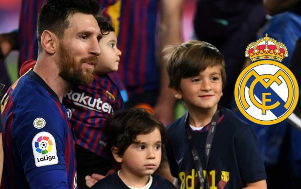 Messi asegura que su hijo Mateo celebra los goles del Real Madrid.