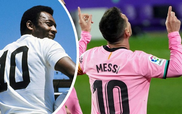 Messi supera el récord de Pelé como máximo goleador de un mismo club
