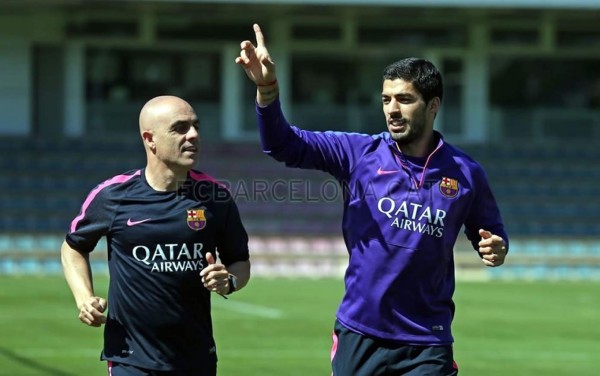 Luis Suárez sigue al margen y peligra su presencia en el Calderón