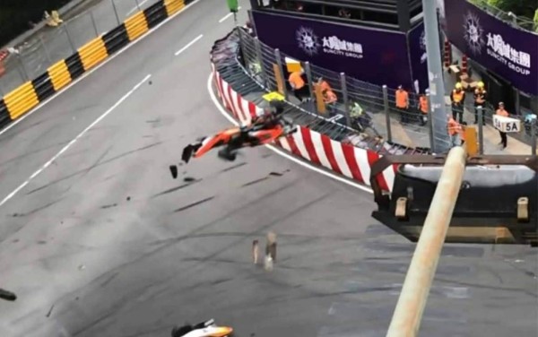 Video: piloto sobrevive a aparatoso accidente en la F3