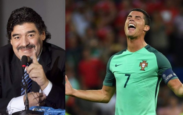 El mensaje de Maradona a Cristiano antes de la final