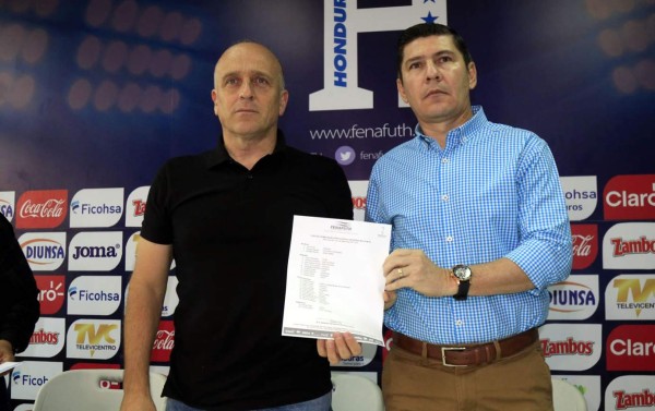 Selección de Honduras Sub-23: Fabián Coito da lista para primer microciclo