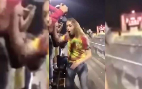 La mojan con gaseosa y su reacción se vuelve viral