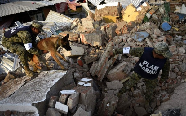 Contabilizan 65 muertos por terremoto y Katia deja 2 víctimas más en México