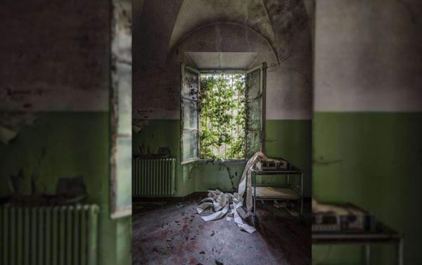 Las espeluznantes imágenes de un manicomio abandonado