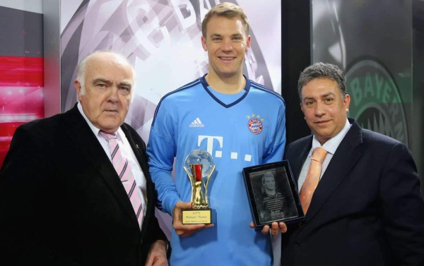 Neuer, mejor deportista de Europa y el Mundo en 2014