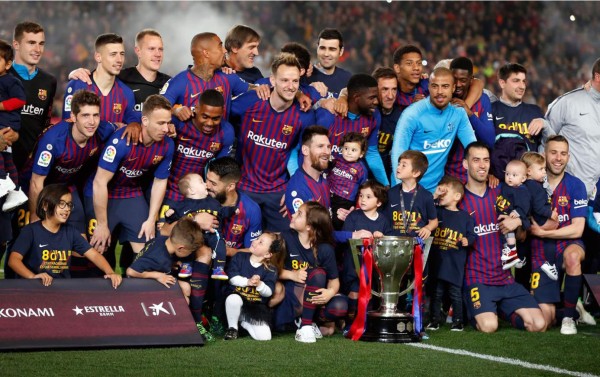 Messi hace campeón de la Liga Española al Barcelona ante Levante