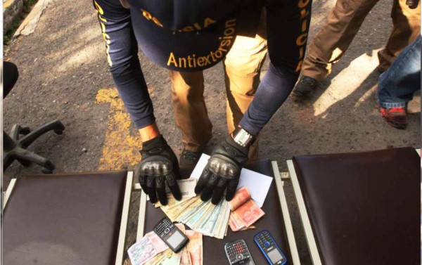 Más de 900 personas detenidas por extorsión en Honduras en lo que va de 2017