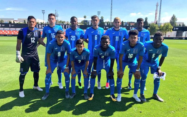 Sub-20 de Honduras pierde ante Valencia su segundo partido de preparación