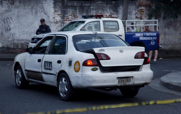 Pasajera mata a tiros a taxista en San Pedro Sula