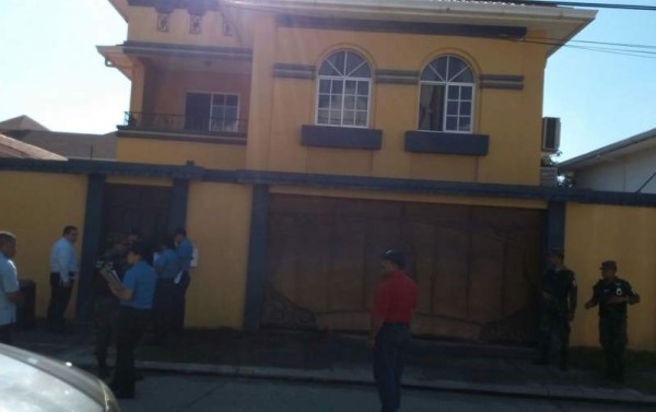 La vivienda asegurada en residencial Villas Matilda de San Pedro Sula.