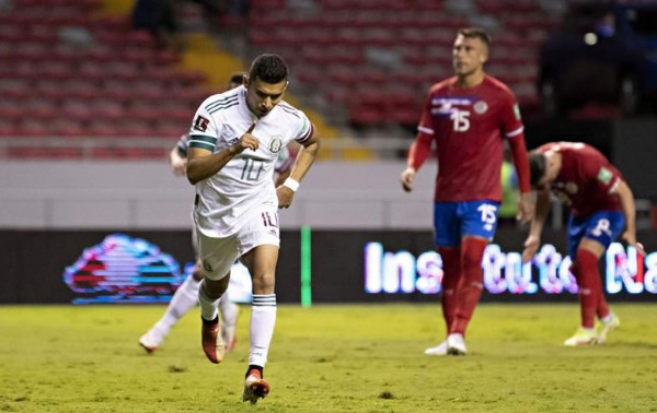 México triunfó en Costa Rica y sumó su segunda victoria en la eliminatoria de la Concacaf.