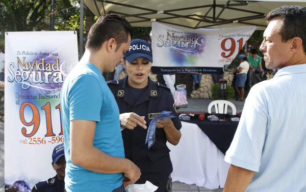 Unos 1,200 agentes vigilan la ciudad de San Pedro Sula