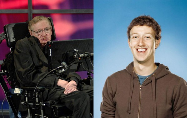 El sorprendente plan de Stephen Hawking y Mark Zuckerberg