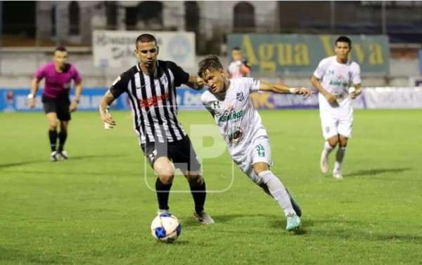 Platense y Honduras Progreso empataron 1-1 en la jornada dos del Torneo Apertura 2021. Foto Moisés Valenzuela