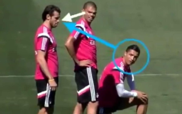 Video: La mirada 'asesina' de Cristiano a Gareth Bale