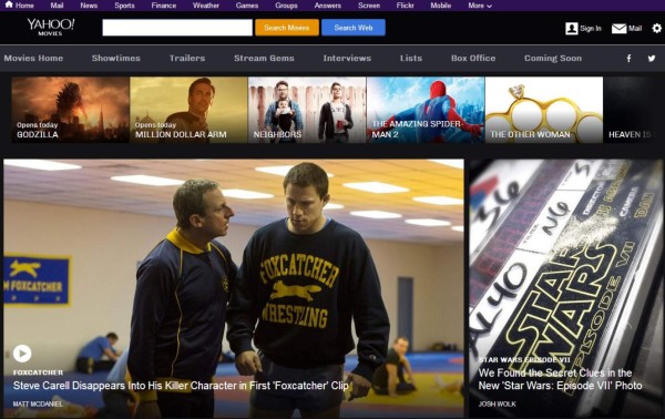 Yahoo! lanza revista online sobre cine